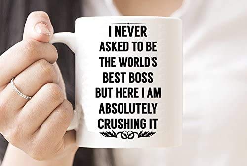 BLUE RIBBON I Never Asked Mug