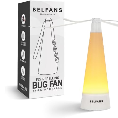 La mejor selección de Ventilador T Fal Repelente - los más vendidos. 39 Belfans Ventilador repelente de moscas para mesas – Alimentado por USB/recargable, matamoscas sin sonido con cuchillas holográficas – Ventilador portátil para abejas, avispas...