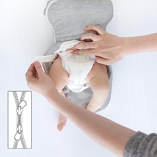 Swaddledesigns SD-715HTL-S Omni Swaddle Sack For Newborn, Transitional Swaddle Sack With Wrap & Arms Up Sleeves & Mitten Cuffs, Easy Transition Swaddle Sleep Sack thumb #4