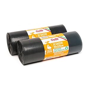 Gallo Müllsäcke Schwarz Extra Stark (2er Pack)