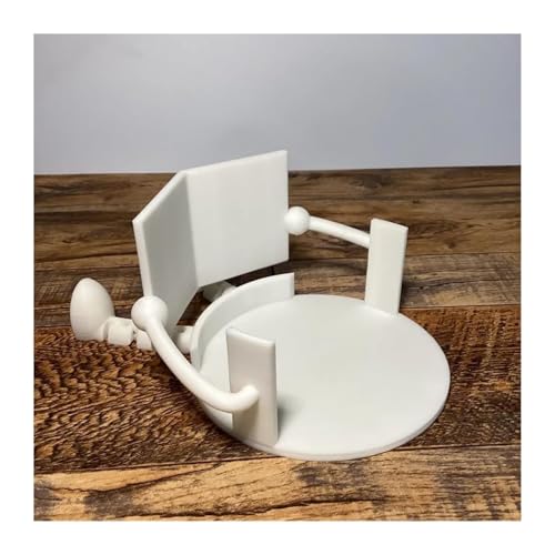 Toilettenpapierhalter for Lesen, kreativ geformter Cartoon-Toilettenpapierhalter, witzige Aufbewahrung for Seidenpapierrollen – süßes Badezimmer-/Wohnzimmerdekor(Black)
