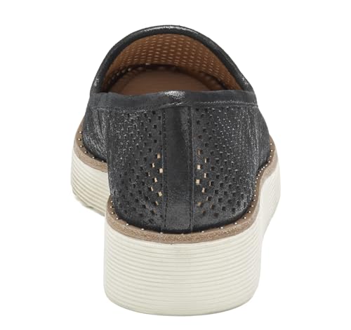 Johnston & Murphy Women’s Mitzi Perfed Venetian Shoes, 1.25” Suede Loafers for Women, Comfortable Slip On Shoes3