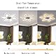 Wildcat Deckenventilator mit Beleuchtung, Modern LED Dimmbar Deckenleuchte mit Ventilator und Fernbedienung Leise, Kreativer 6 Lichter Design Deckenventilator für Schlafzimmer Küche Esszimmer…
