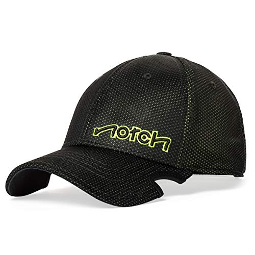 Notch Adjustable Mens Neon Baseball Cap, Structured, Low Profile with Patented Technology That Ends The War Between Your Hat and Sunglasses, Perfect Hat for Fishing,Golf