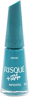 Esmalte Verde Água Cremoso Risqué + Iza Imperatriz, Risqué, 8 ml (Pacote de 1)