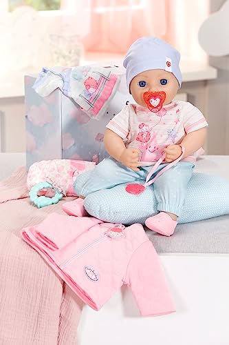 Zapf Creation 703267 Baby Annabell Mix & Match Set - Für Kleinkinder ab 3 Jahren - Geeignet für kleine Kinderhände - Inklusive Strampler, T-Shirt, Hose, Jacke und mehr