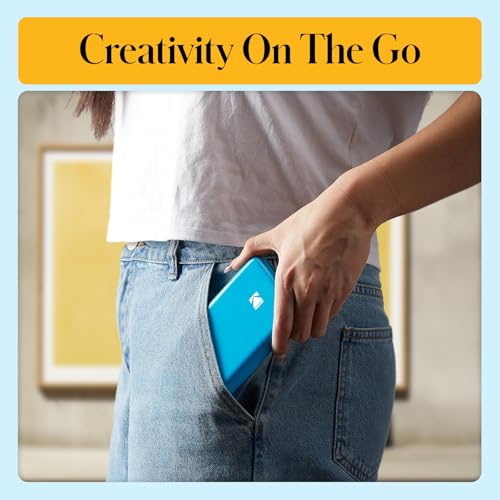 KODAK Step Instant Photo Printer, Zink 2x3” Color Sticky-Back Photos, Bluetooth Compatible with iOS & Android Devices, Editing App, Blue - image 7