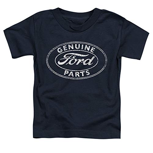 Ford Genuine Parts Unisex Toddler T Shirt for Boys and Girls, Large (4T) Navy