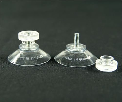 Preisvergleich Produktbild 2 Saugnäpfe (40mm) mit Rändelmutter