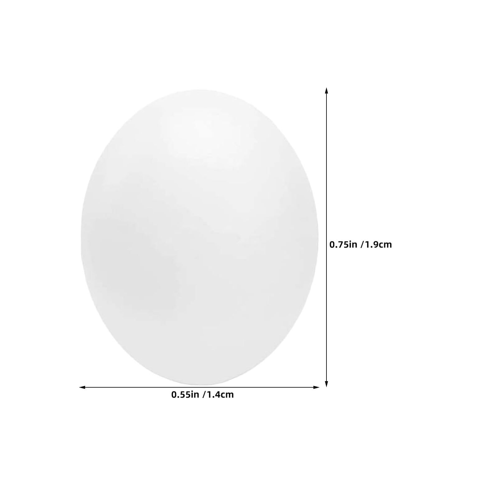 Abaodam 24 Pezzi Uova Finte per Pappagalli in Plastica Bianco, Accessori Gabbia per Addestramento Comportamentale e Studio Scientifico Aspetto Realistico