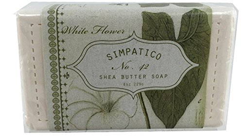Simpatico Shea Butter Soap White Flower 8oz