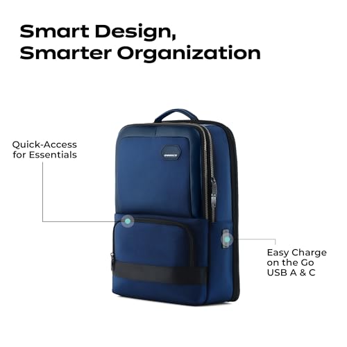 Image of Premium Laptop Messenger Bag - Durable Vegan Leather & Water-Resistant Briefcase for 15.6-inch Laptops - 3-Compartment Organizer, Ultra-Lightweight (435g)