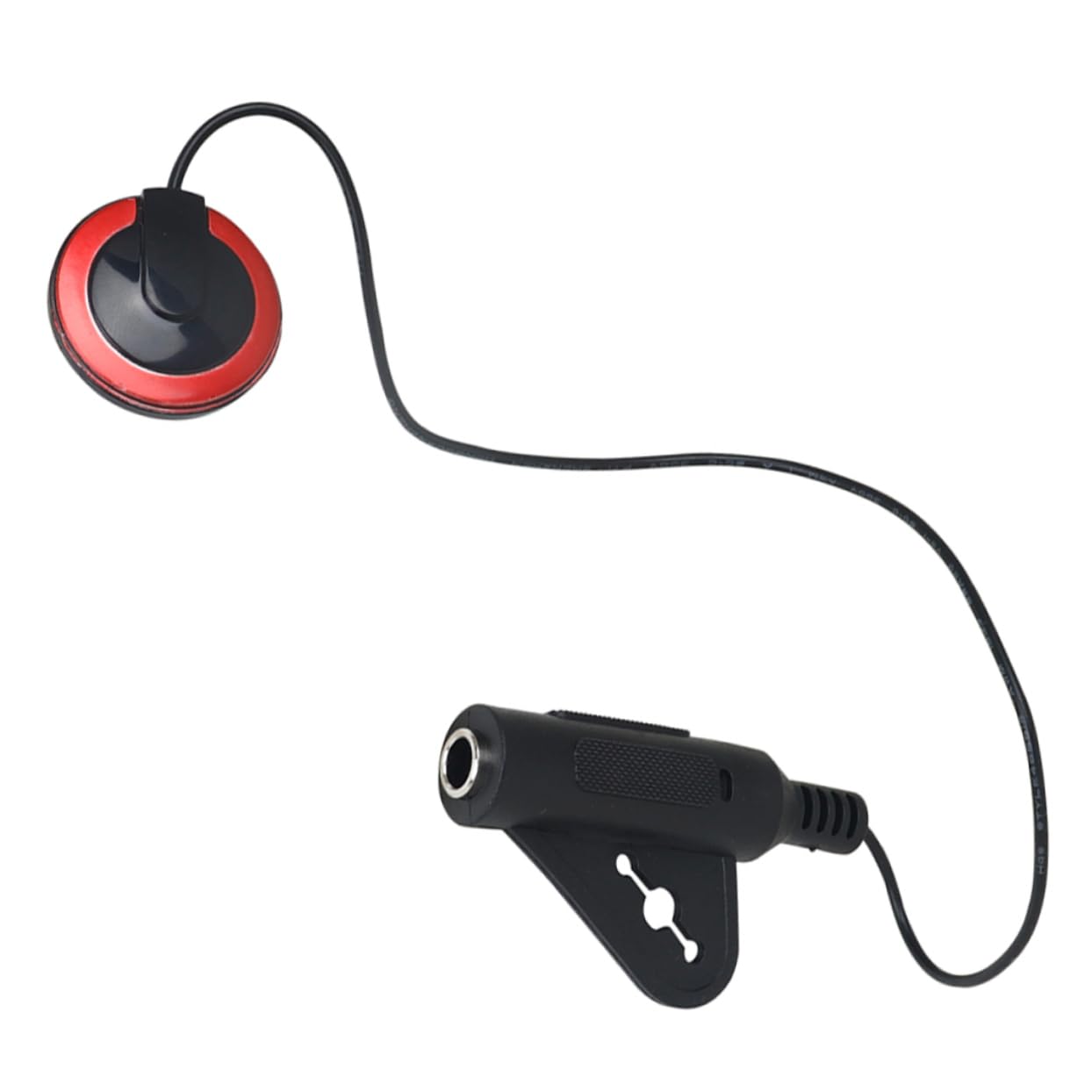 Sosoport Portable Acoustic Guitar Pickup with Eq Patch Lightweight Transducer for Guitars Ukuleles Violins for Musicians the Go