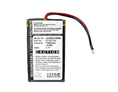 Batterie 1250mAh type 541380530001 Pour TYPHOON MyGuide SilverGuide
