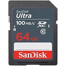 SanDisk 64GB Ultra SDXC UHS-I Memory Card - 100MB/s, C10, U1, Full HD, SD Card