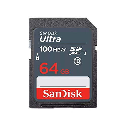 SanDisk 64GB Ultra SDXC UHS-I Memory Card - 100MB/s, C10, U1, Full HD, SD Card by Sandisk - Used condition - US$16.99