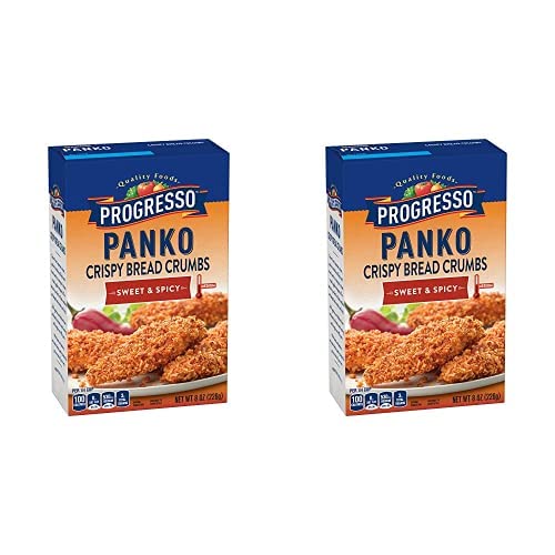 Progresso Sweet & Spicy Panko Crispy Breadcrumbs, 8 oz (Pack of 12)
