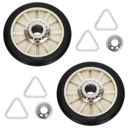 SUMNEW 349241T Dryer Drum Roller Kit Compatible with Whirlpool Admiral Maytag Amana Replaces PS347627 AP3098345 3436 349241T 26000349241 337089 3389901 3397588 3397590 (2 peck)