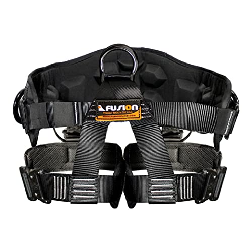Fusion Climb Half Body Harness - Spartacus Multi-Purpose (TCH-603-SEAT-3D-S-M-BLK)