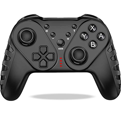 JACKiSS PRO Wireless Pro Controller for Switch Controllers,Pro Controller Compatible with Switch/Switch Lite, Remote Control for Switch Controller Wireless with Turbo/Motion Control/Vibration (Black)