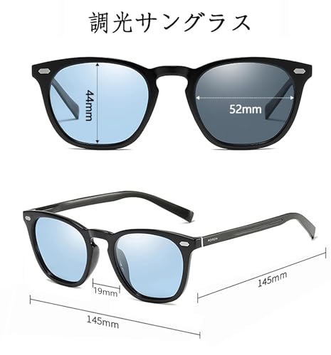 MAIVARDAY サングラス メンズ スポーツ レディース 偏光 運転用 ウェリントン型 タイプ 超弾性 超軽量 UV400 カット おしゃれ ファッション sunglasses for men 黒 の商品画像 2