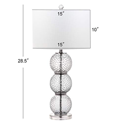Lámpara de mesa SAFAIEVH vidrio humo 29 pulg set 2 miniatura 3