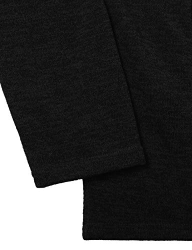 Givon DCC055-BLACK-S Mens Hooded Cardigan Long Cardigans Sweater Shawl Collar Open Front Drape Cape Cloak Gothic Clothes / Dcc055-Black-S thumb #3