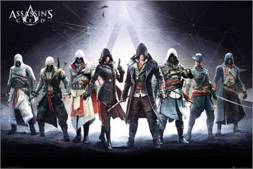GB eye Assassins Creed, Characters, Maxi Poster (61x91.5cm), Paper, Multicolour, 24 x 36 inches