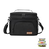 Occupaternm Kühltasche Lunchtasche, Thermotasche mit Verstellbarem Schultergurt, Faltbar Isolierte Cooler Bag, Lunch Bag für Arbeit, Schule, Strand, Picknick, Reise