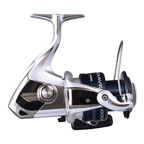 Shimano NEX6000FE Nexave 6000 - Carrete de Pesca (4 BB, 4,9:1, GR 20oz)