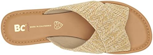 BC Footwear Women's Good Vibrations Slide Sandal, Natural, 8 | Image 4