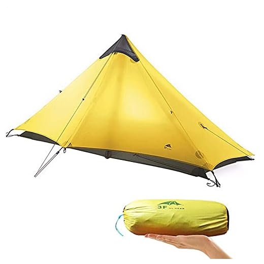 KIKILIVE Nueva Tienda de campaña de Malla Ultraligera LanShan para 1 Persona / 2 Personas, Acampar, mochileros y mochileros