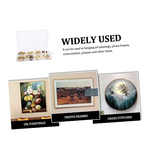 Image of Picture Hanging Kit with Heavy Duty Hooks for Securely Displaying Frames for Home and Office Decor Easy to Install and Versatile for All Artwork