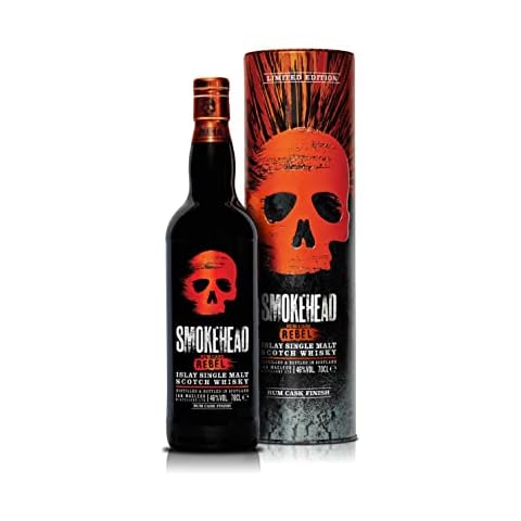 Smokehead RUM REBEL Islay Single Malt Scotch Whisky 46% Volume 0,7l in Tinbox Whisky Cover
