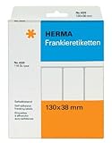  Herma 4320 Frankier-Etiketten 116 Etiketten 130,0mmx38,0mm weiß