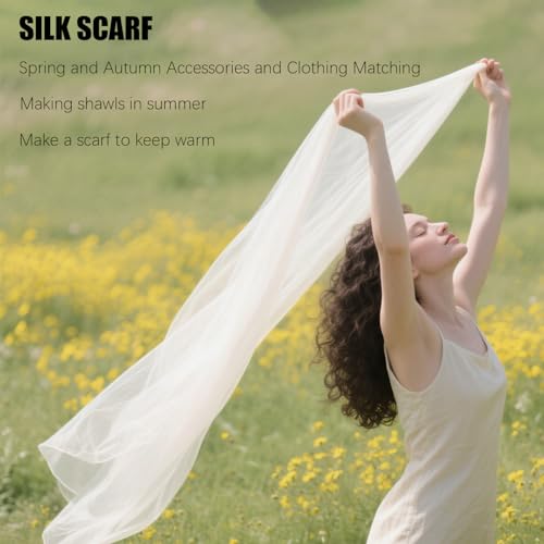 Jolbndcv Women's Scarfs Shawl and Wraps for Evening Dresse Soft Chiffon Lightweight Silky Wedding Shawl Wraps Bridal Scarve3