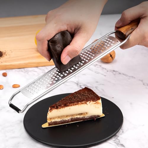 Rallador de Acero Inoxidable con Mango de Madera miniatura 5