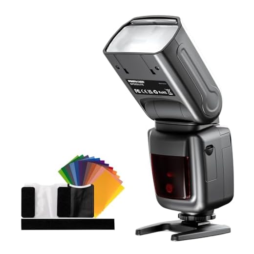 PHOTOOLEX M500 Flash Speedlite for Canon Nikon Sony Panasonic Olympus Fujifilm Pentax Sigma Minolta Leica and Other SLR Digital SLR Film SLR Cameras and Digital Cameras with Single-Contact Hot Shoe