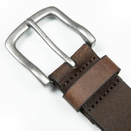 Image of Lucky Brand Men's Jeans Leather Belt| Classic| Casual| Dress| Everyday| American Heritage| Genuine Leather| Metal Buckle