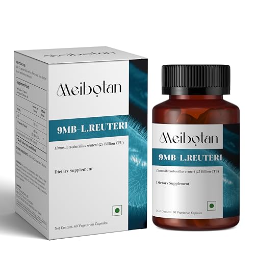Image of Limosilactobacillus Reuteri 25 Billion CFU Probiotic Supplement for Digestion & Gut Health Support for Both Men & Women - 60 Vegetarian Capsules