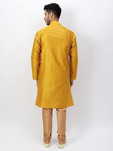 Image of Silk Blend Men's Kurta Pyjama Set /Kurta Pajama for Men