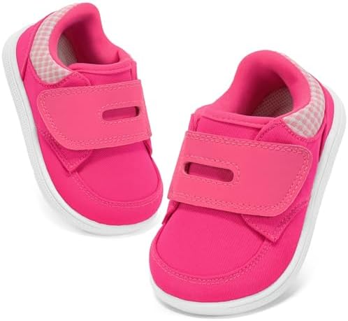 Baby Shoes Boys Girls Infant Toddler Sneakers Barefoot Wide Toe Box Walking Non-Slip Lightweight Comfortable First Walking Tennis Outdoor Activities