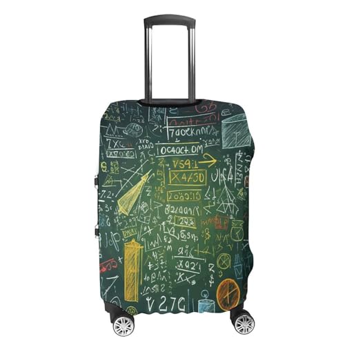 Math Question Luggage Cover, Washable Elastic Suitcase Cover Protector Fit 18-32 Inch Luggage4