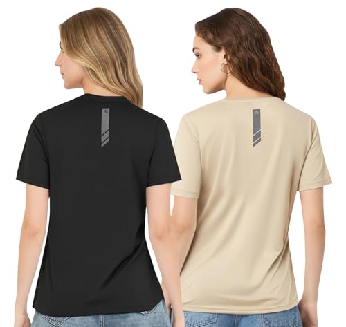 Image of SHAUN Women Loose Fit Tshirt Dryfit(904W02 $P Pack of 2)