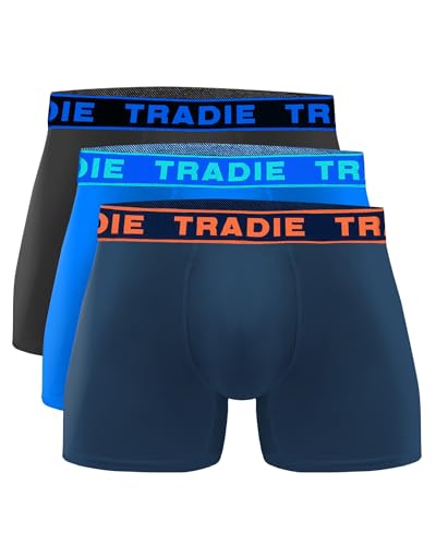 Mens 3pk Viscose derived from Bamboo Fitted Boxer Brief