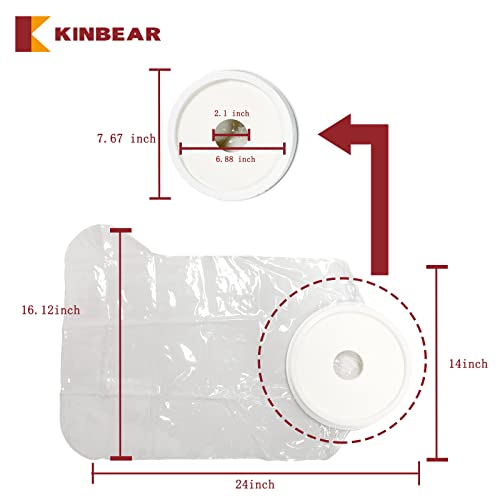 Waterproof Cast Cover For Shower Leg Adult: Kinbear Reusable Cast Covers/Cast Protector For Shower Leg Adult, Watertight Seal Shower Boot Cast Bag Keep Leg Wound & Bandage Dry, Half Leg #TOP3