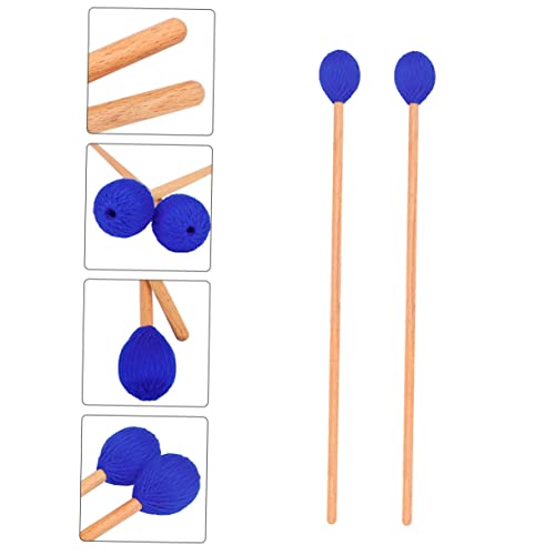 BESPORTBLE 2pcs Wool Head Marimba Drumsticks Durable Percussion Mallet Sticks for Instrument Practice and Music Performance Lightweight Design for Sound Production miniatura 7