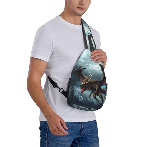 Mochila tipo sling negra para uso urbano y outdoor miniatura 7