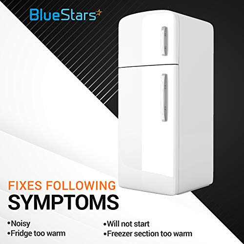 BlueStars Ultra Durable WR60X10185 Evaporator Fan Motor for G.E & Hotpoint Refrigerators - Replaces WR23X10353 WR23X10355 WR23X10364 PS1019114 AP3875639 WR60X10043 WR60X10154