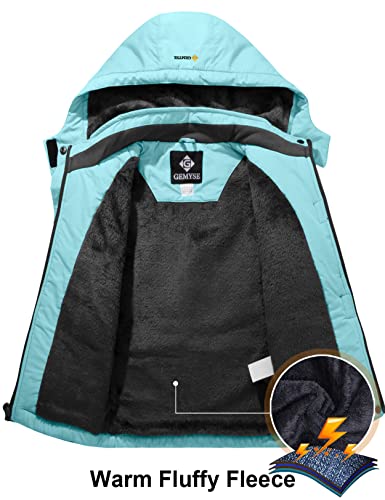 Gemyse Girl'S Waterproof Ski Snow Jacket Hooded Fleece Lined Windproof Winter Jacket thumb #2